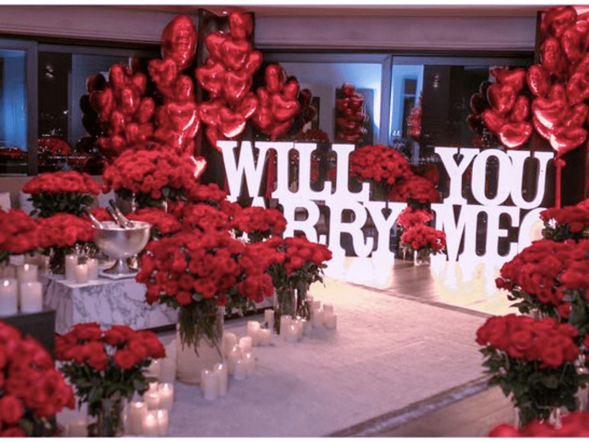 pedir matrimonio en casa decoracion