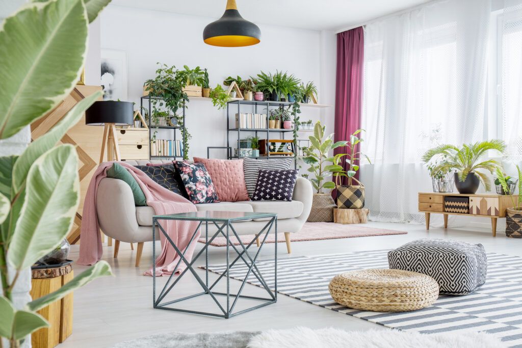 50 ideas de decoración baratas si acabas de mudarte a un nuevo piso - Fotocasa Life Casa decorada con plantas