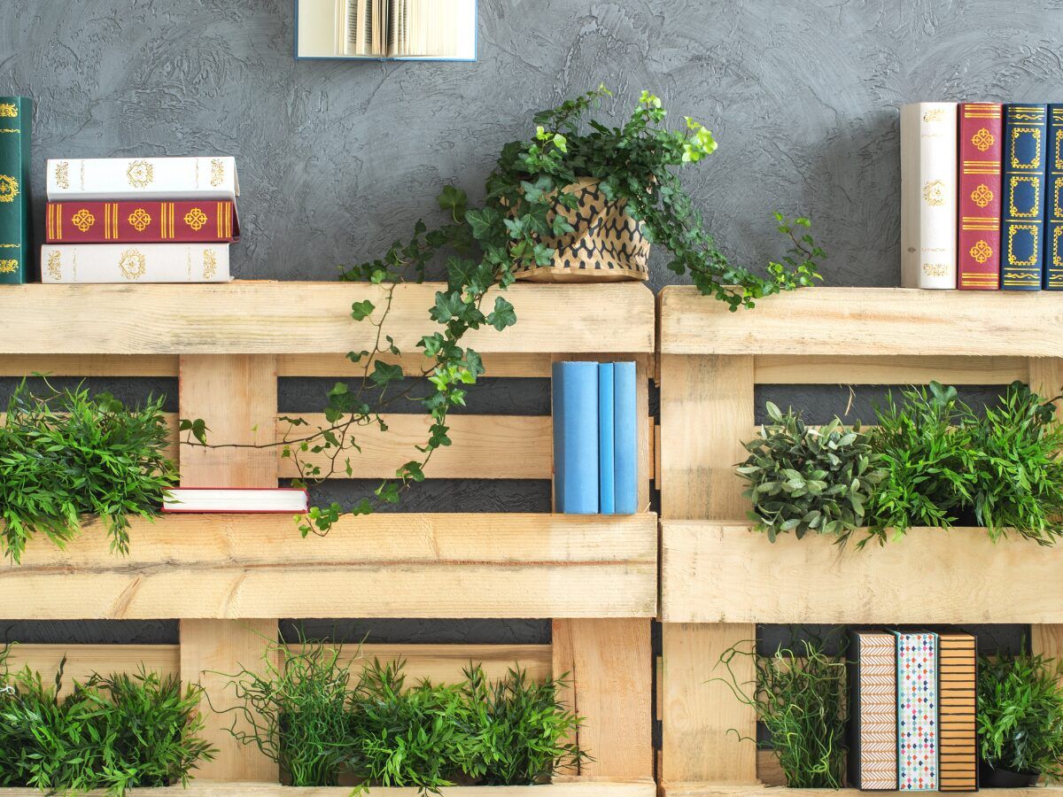 decoraciones diy flores en pales