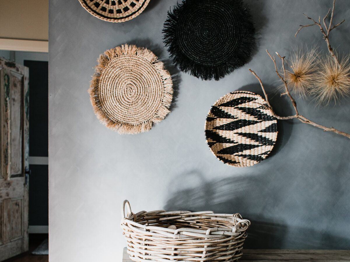 decoraciones diy pared desgastada