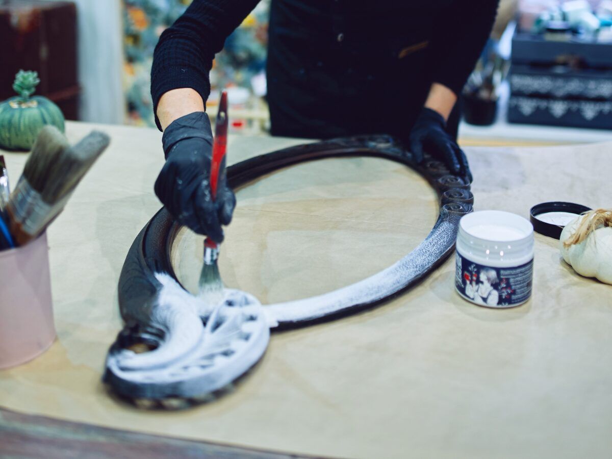 decoraciones diy pintar espejos