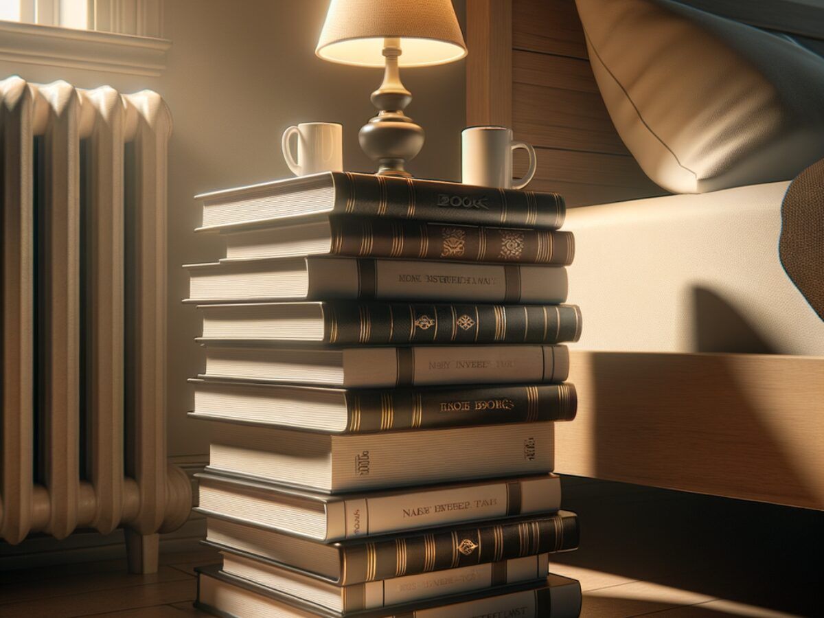 decoraciones diy mesa con libros