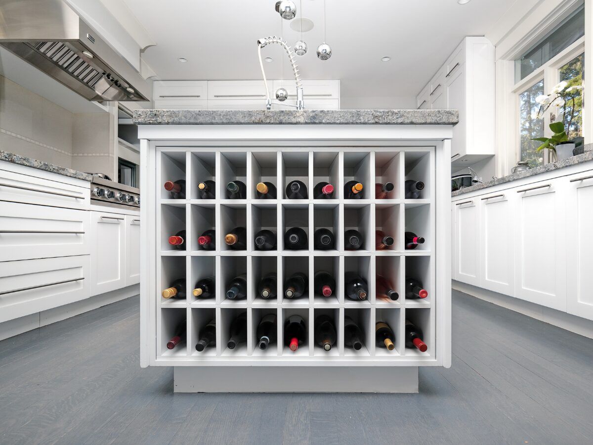 decoraciones diy estante para vino