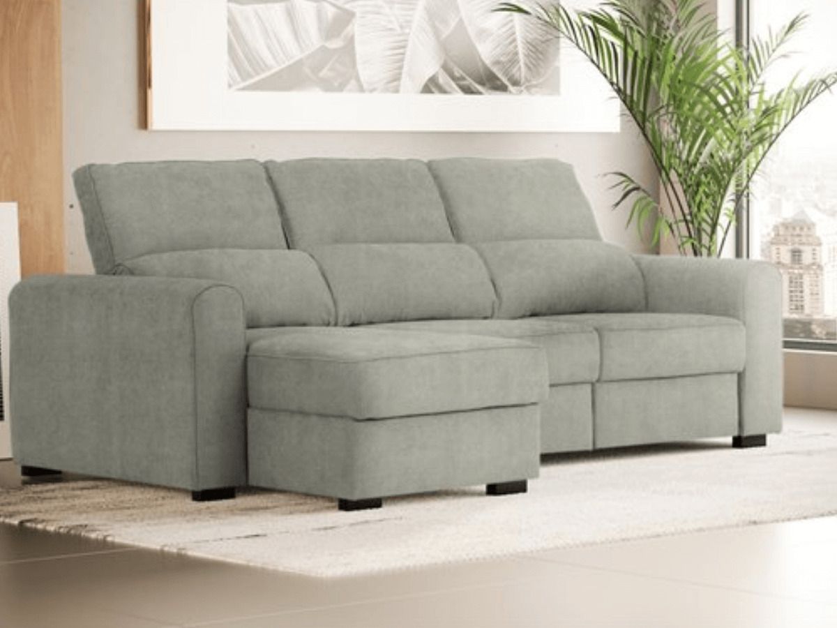 Sofá gris Conforama