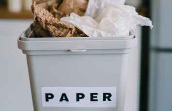 10 cubos de basura para reciclar con un diseño bonito