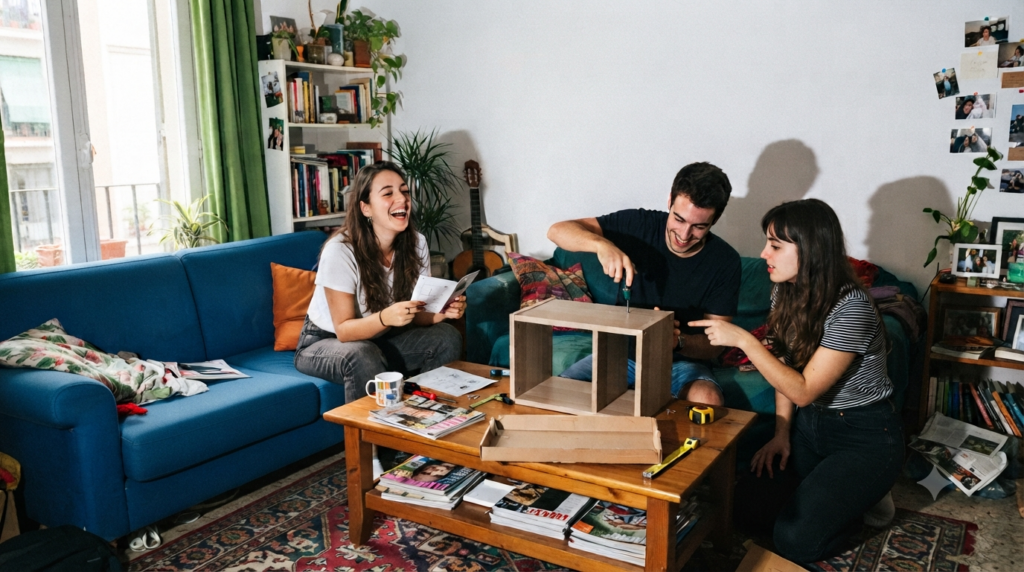 Comprar muebles a medias para un piso compartido ¿qué tener en cuenta?