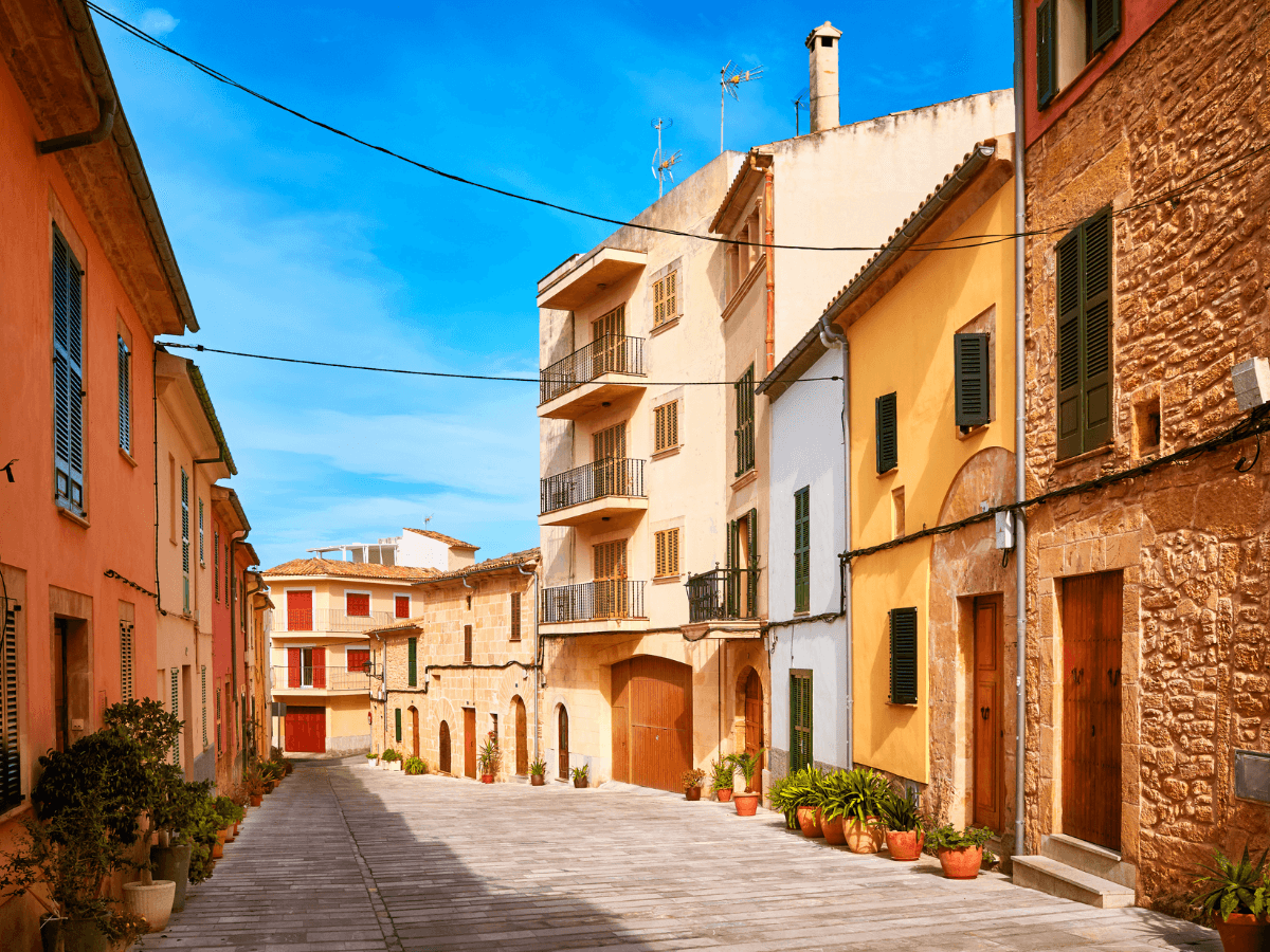 pueblos en mitad del campo