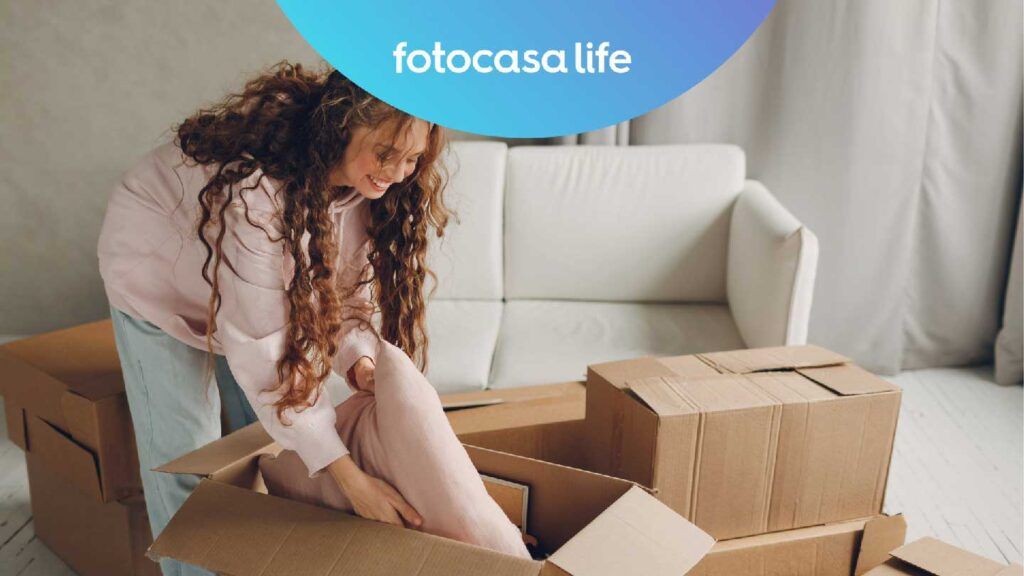 Cómo empezar a desempaquetar una mudanza