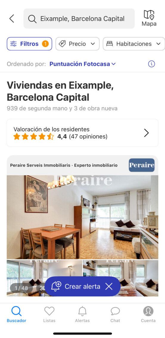 Alertas Fotocasa