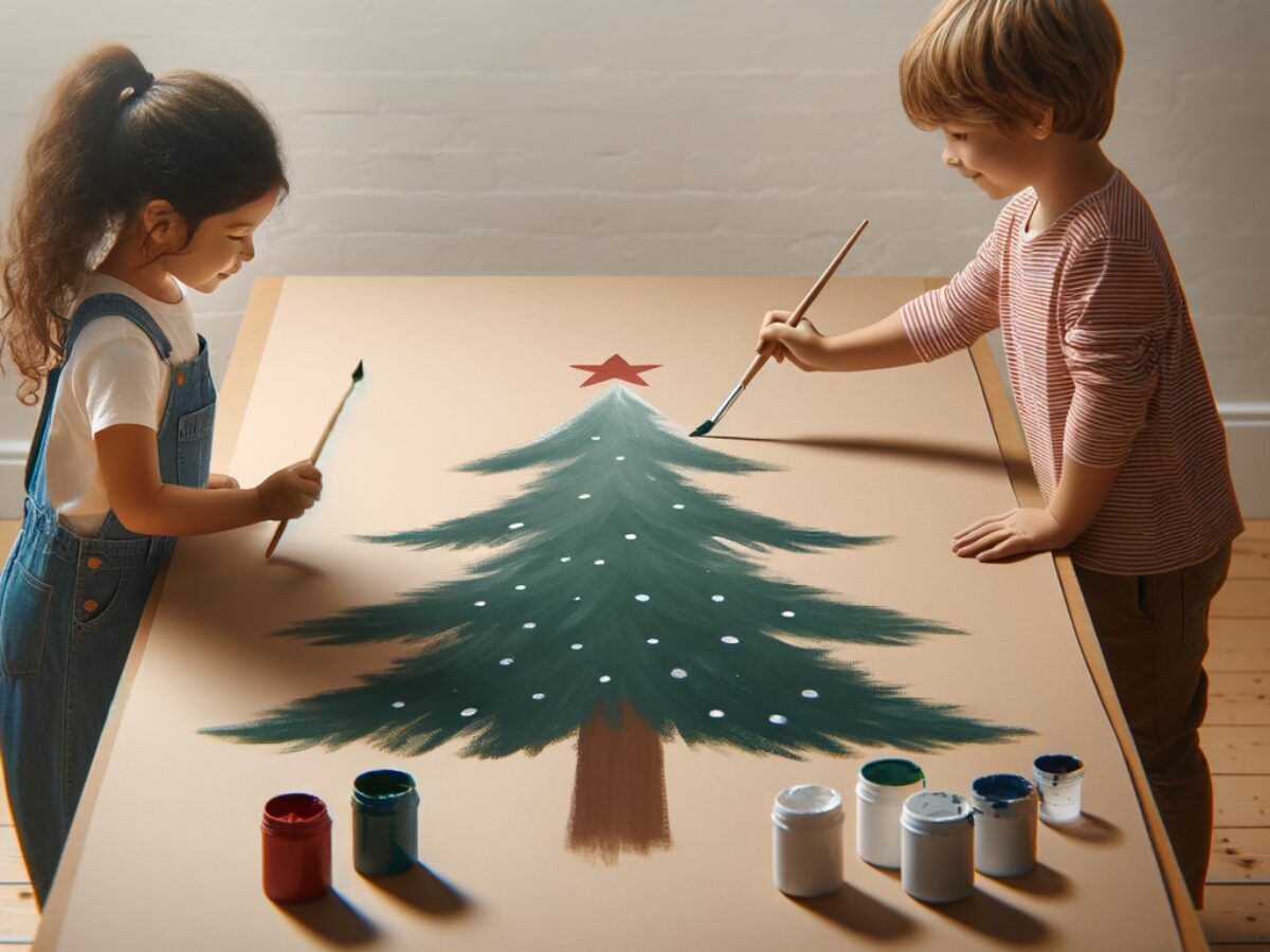Decoraciones DIY de navidad para hacer con niños