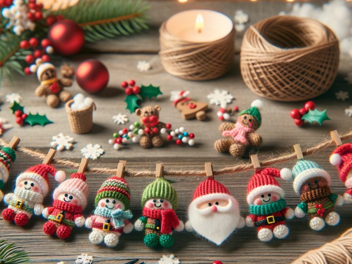 Decoraciones DIY de navidad para hacer con niños