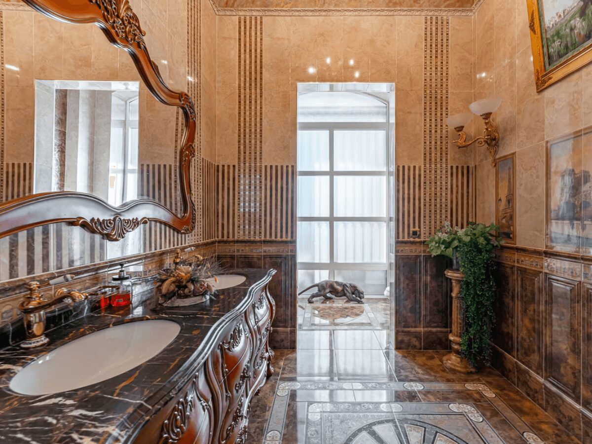 baño estilo barroco