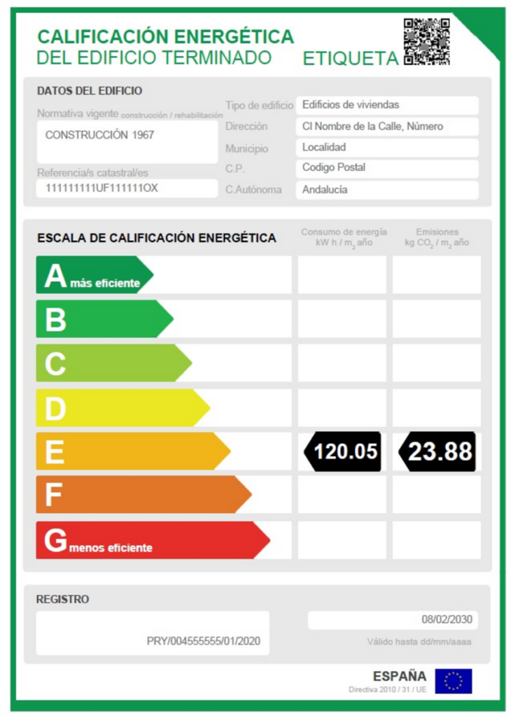calificacion energetica