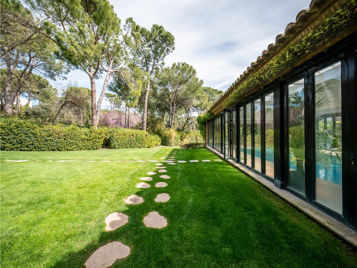 jardin villa de lujo