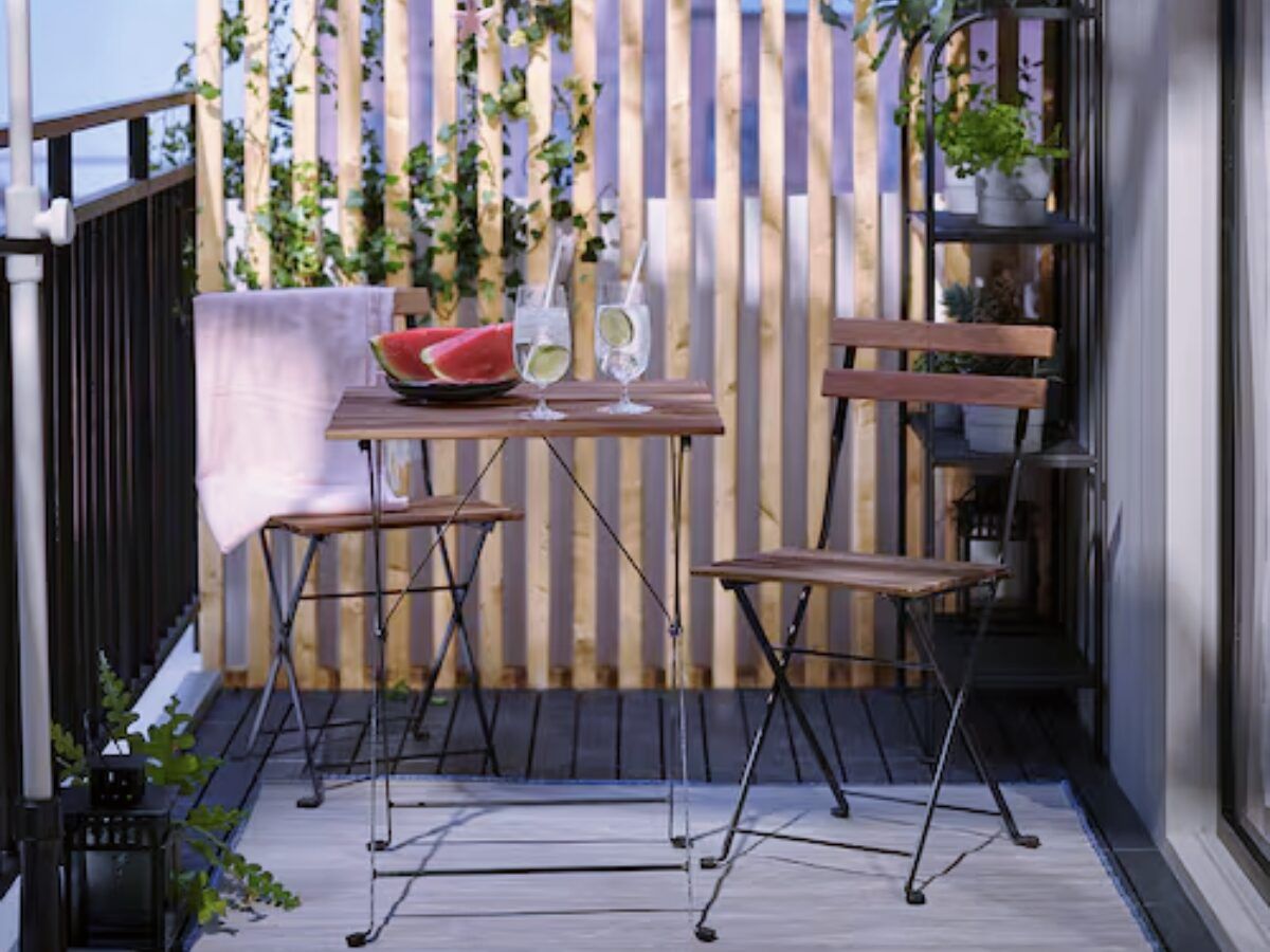 3 propuestas de IKEA para decorar un balcón pequeño, mediano y grande - Fotocasa Life Decoración balcón pequeño IKEA