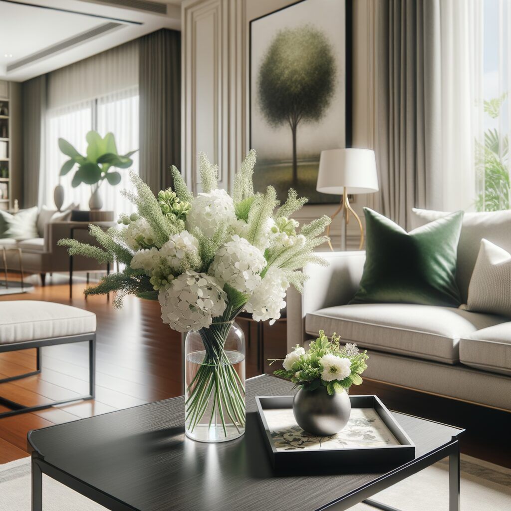 Flores para decorar la mesa de tu salón