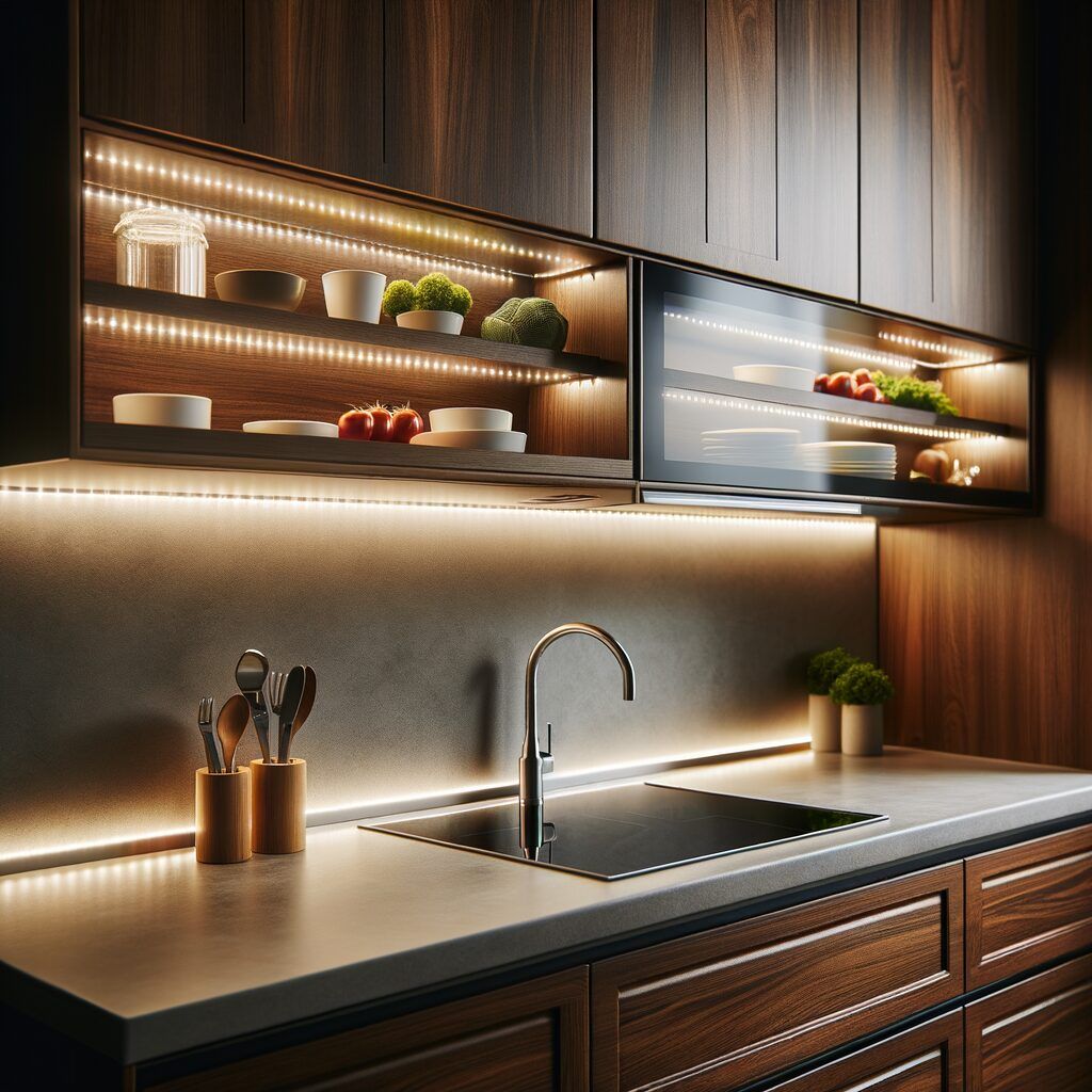 Luces LED baratas para decorar tu cocina