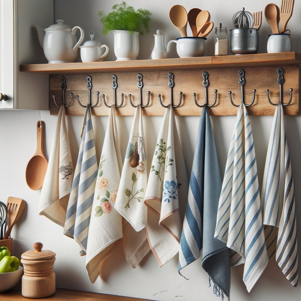 30 ideas baratas para tu cocina nueva que te encantarán - Fotocasa Life Ganchos para guardar los paños de cocina