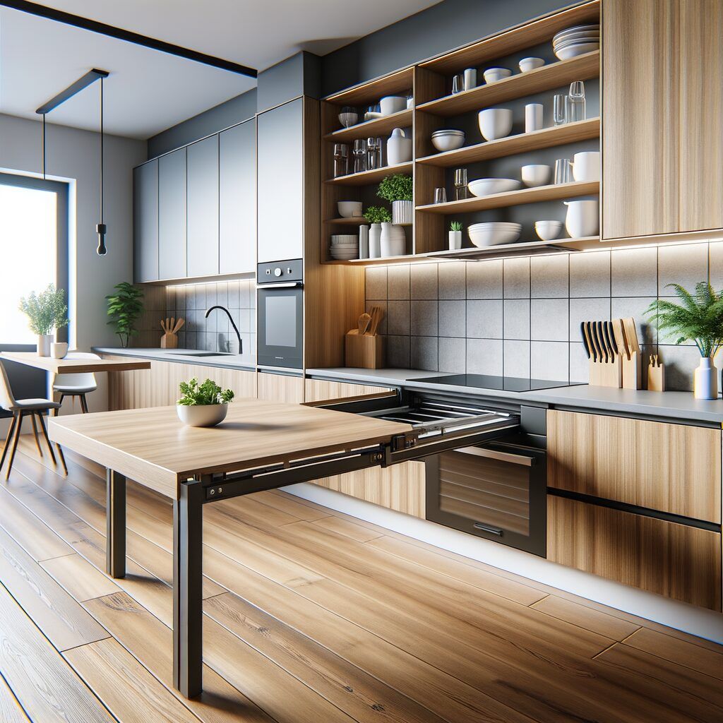 30 ideas baratas para tu cocina nueva que te encantarán - Fotocasa Life Mesa extraíbles para la cocina