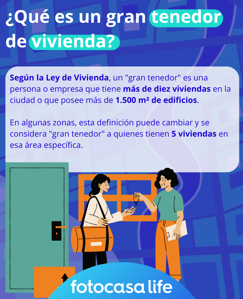 que es un gran tenedor de vivienda