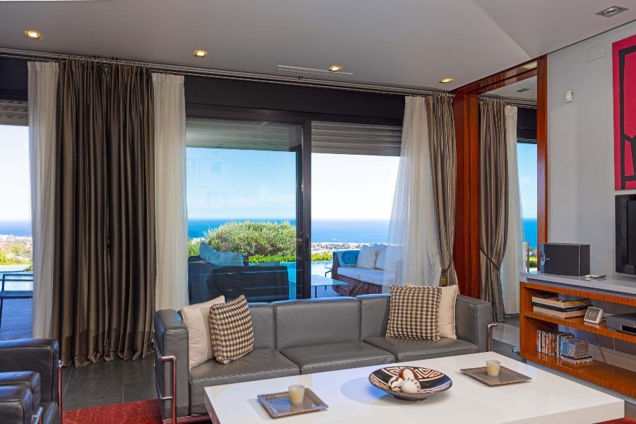 Chalet con vistas al mar en Marbella