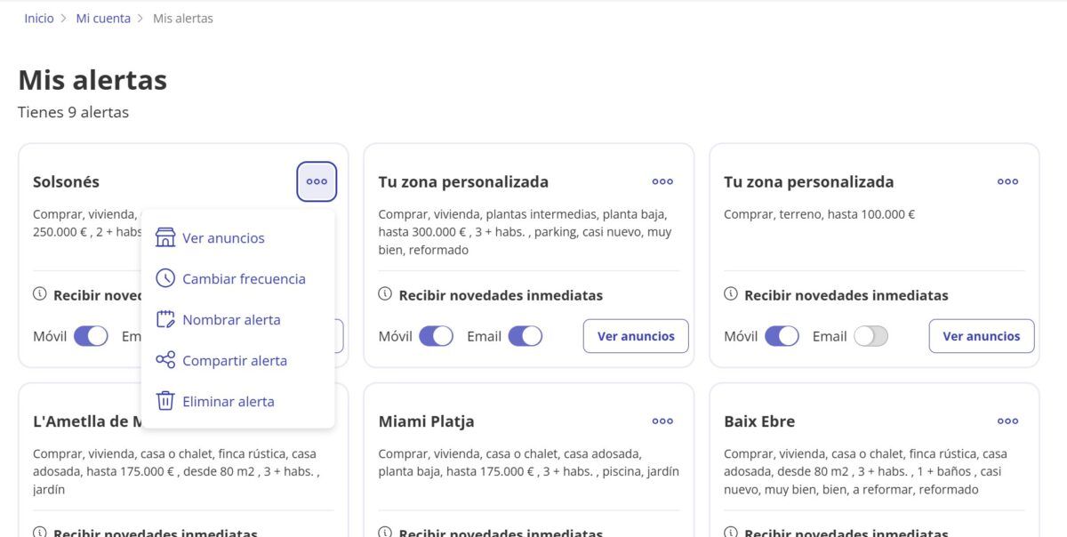 Encuentra tu hogar ideal con las alertas compartidas de Fotocasa - Fotocasa Life compartir alertas Fotocasa