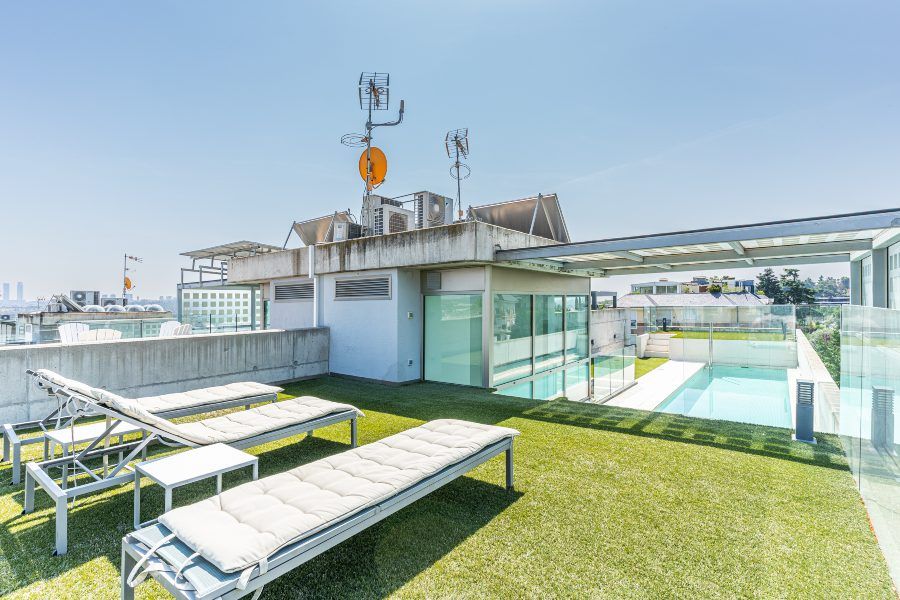 Chalet Valdemarín piscina