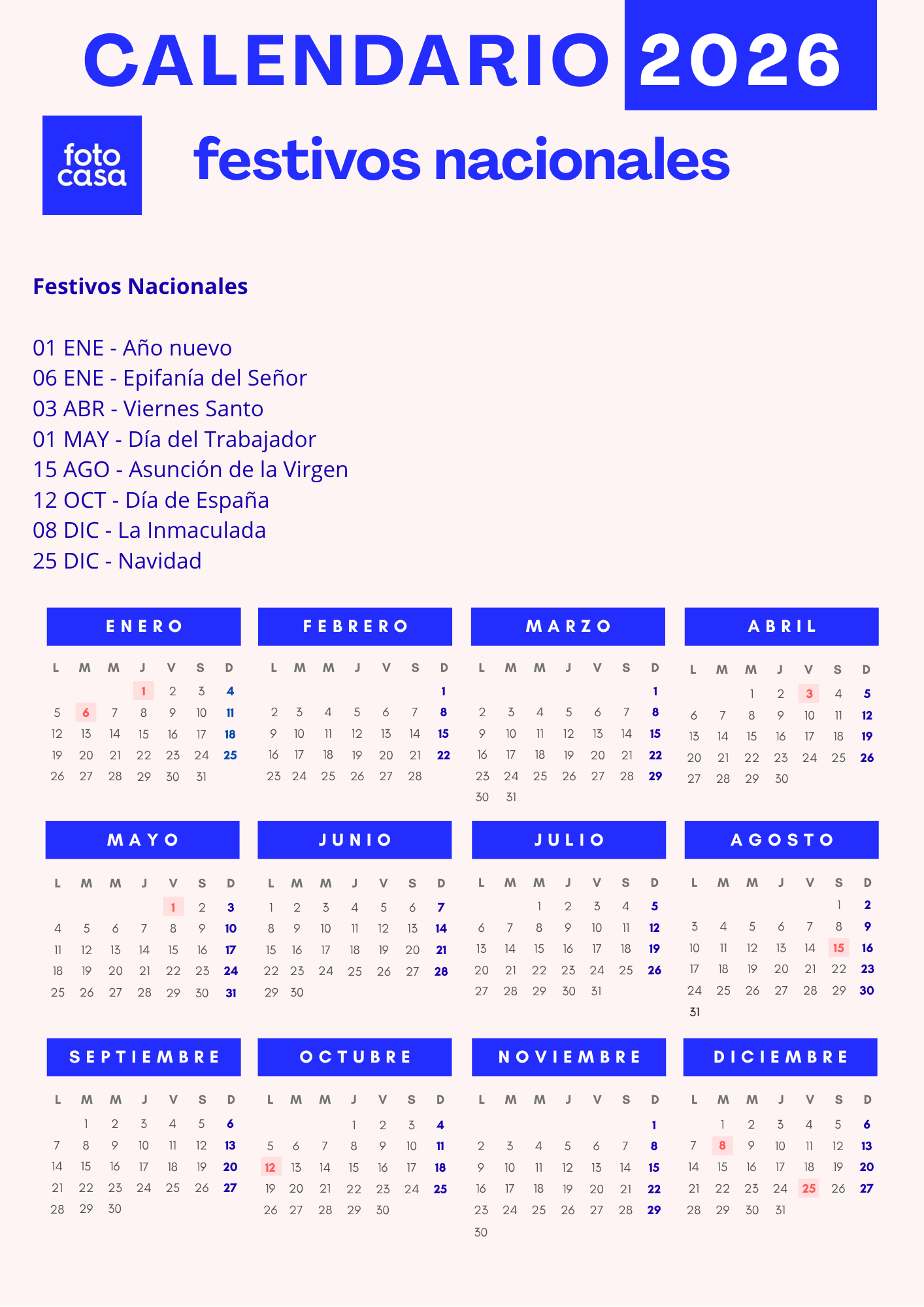 Cómo "duplicar" tus días de vacaciones según tu ciudad - Fotocasa Life - calendario 2026, dias de vacaciones, geo, hogar - Curiosidades - Combina de forma estratégica tus días libres con días festivos nacionales, autonómicos y locales para alargar puentes y vacaciones