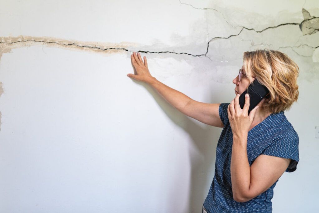 ¿Quién es responsable de reparar una grieta en una vivienda?