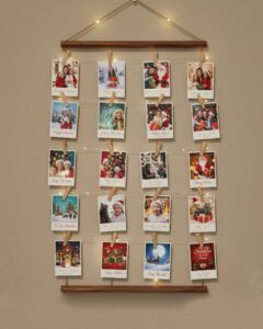 decoracion navideña con fotos