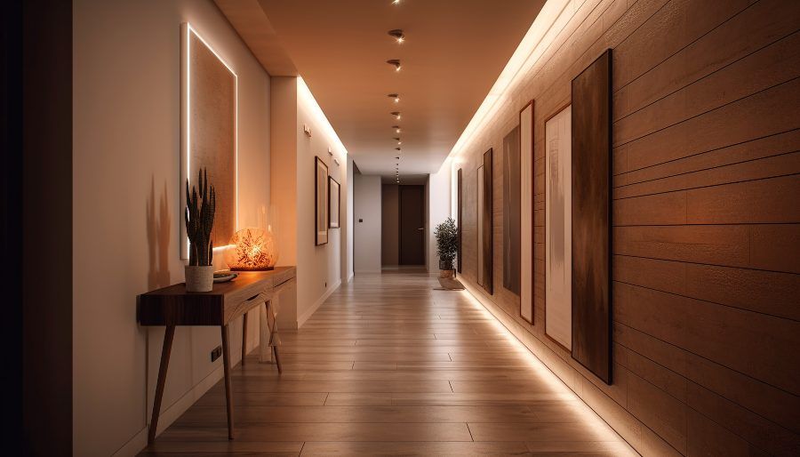 leds direccionales para pasillos estrechos