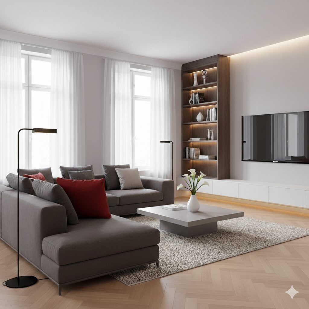 Detalle rojo interiorismo