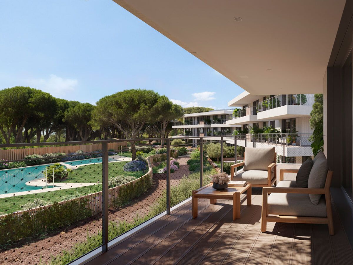 Vista de las terrazas