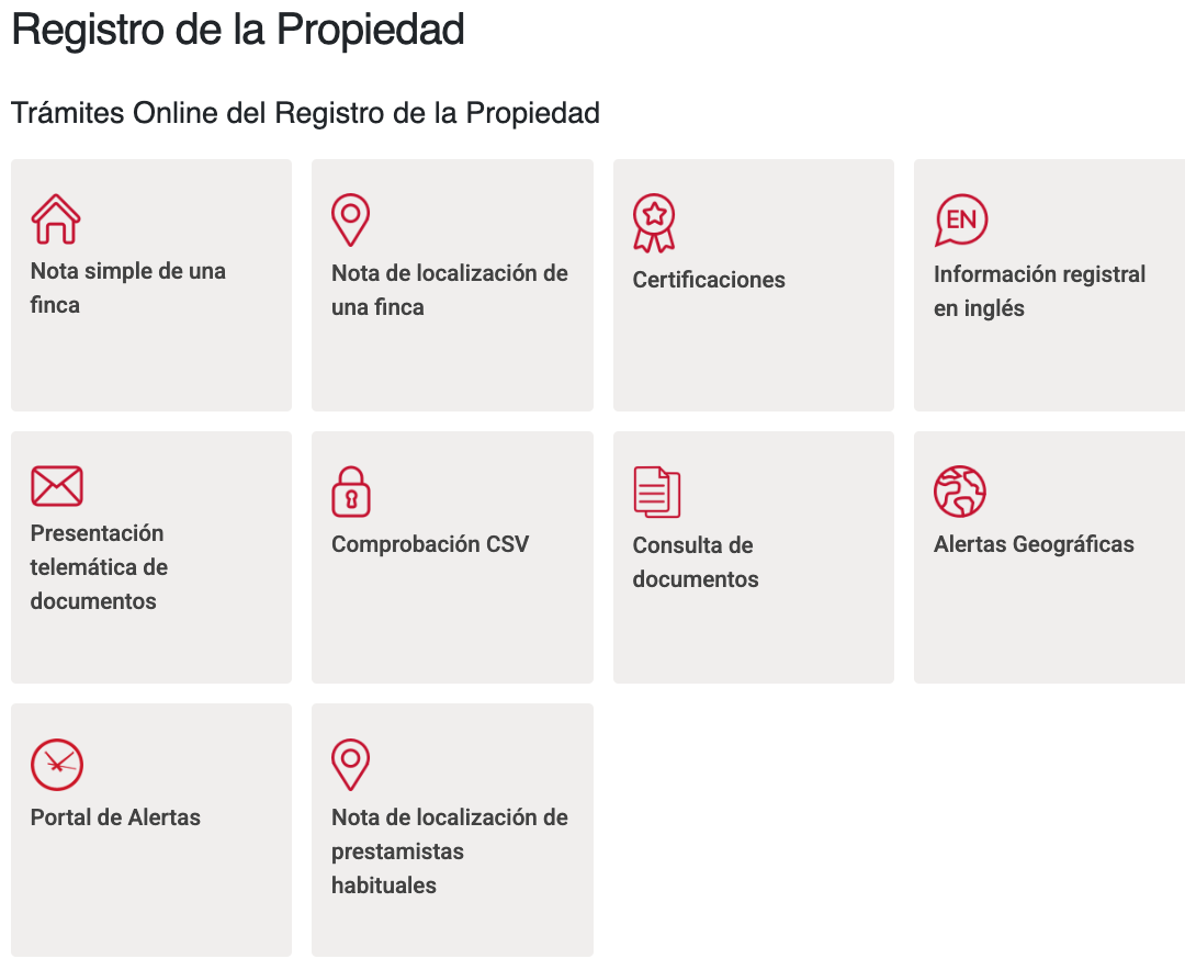 Registro de la Propiedad