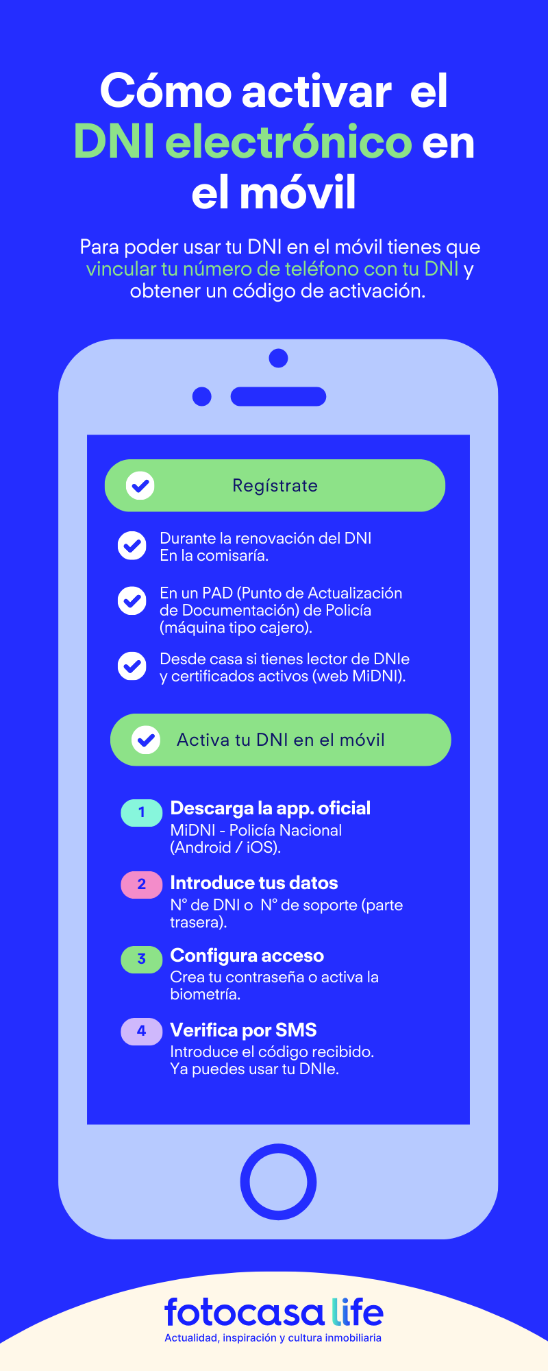 Guía paso a paso para activar DNI electrónico en el móvil con la app oficial MiDNI de la Policía Nacional
