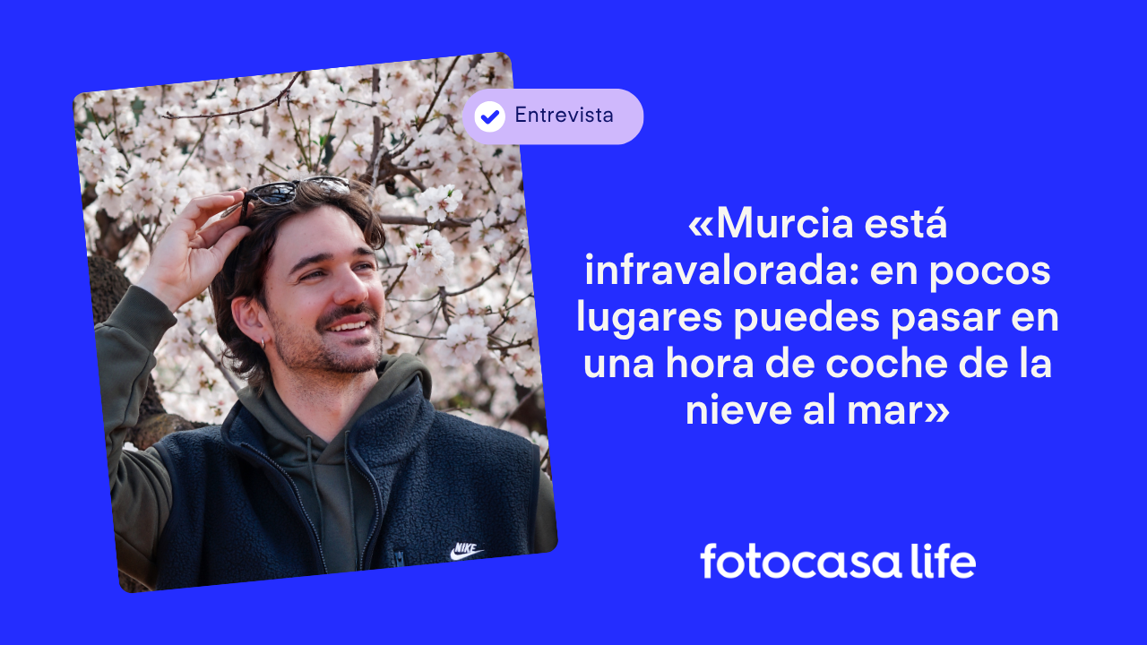 Carlos Moyano: «Murcia está infravalorada: en pocos lugares puedes pasar en una hora de coche, de la nieve al mar»
