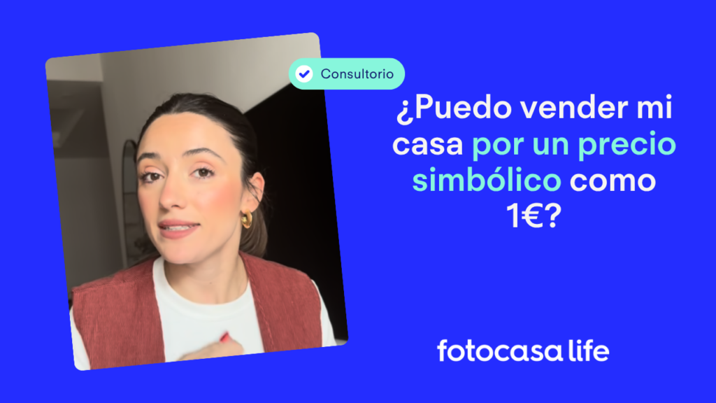 ¿Puedo vender mi casa por un precio simbólico como 1€?
