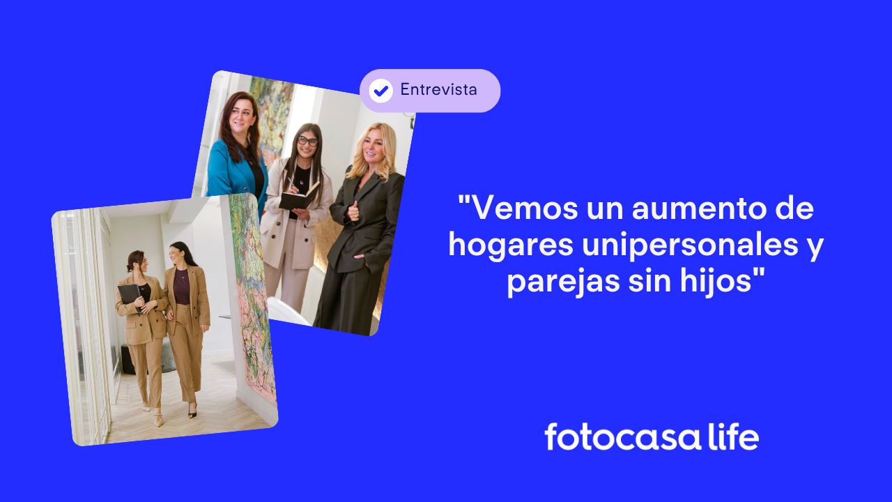 Entrevista sobre el mercado del alquiler a la agencia The Simple Rent Luxury: "Vemos un aumento de hogares unipersonales y parejas sin hijos". 