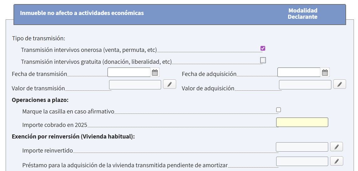 Declaración de la renta