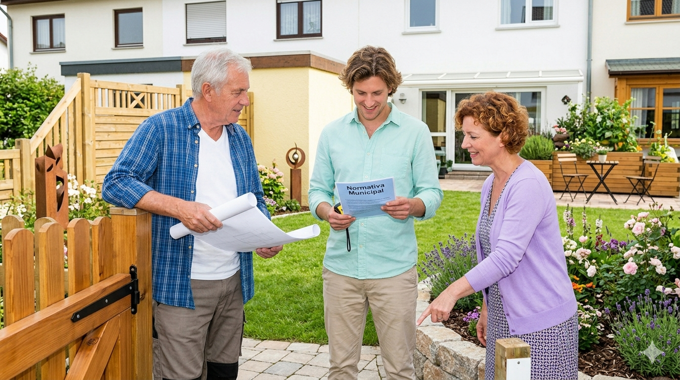 Normativa de vallas entre vecinos en España 2026: altura legal, permisos y claves para evitar problemas con tu vecino