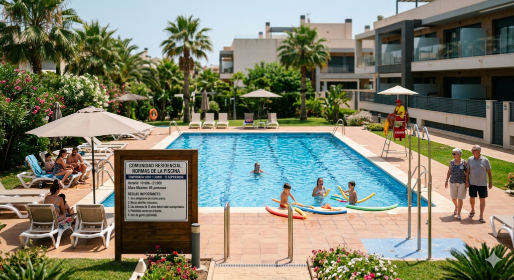 Plazos y normas de las piscinas comunitarias en España Guía 2026