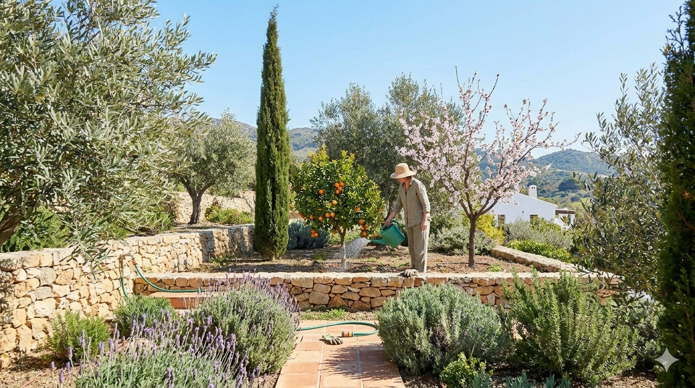 Árboles para un jardín mediterráneo: las especies más resistentes, bonitas y fáciles de cuidar