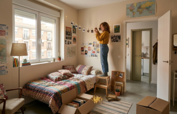 Cómo decorar tu habitación en un piso compartido: 15 ideas originales y baratas que hacen que parezca otra