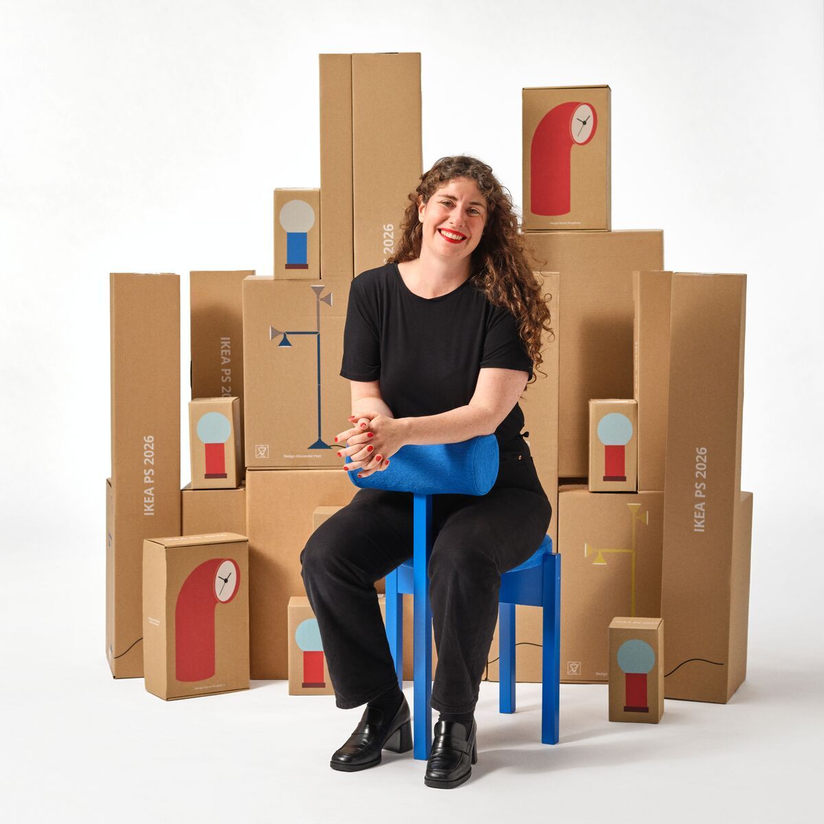 silla azul PS IKEA