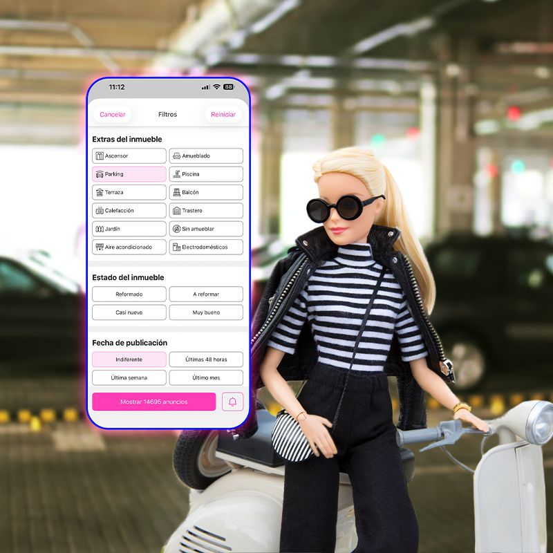 ¿Qué filtros usaría cada Barbie para encontrar su dreamhouse ideal en Fotocasa? img74