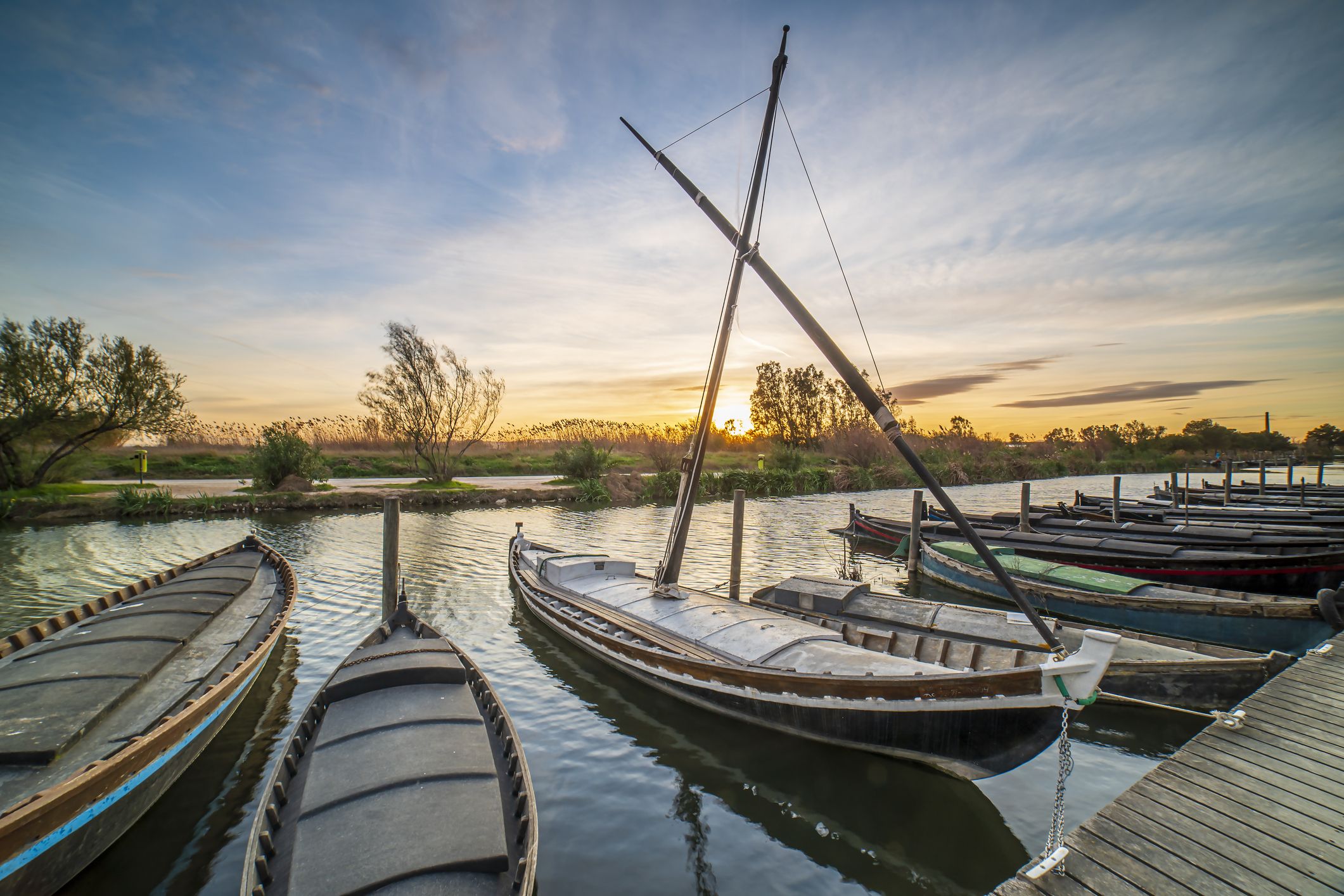 Puerto de Catarroja junto al Parque Natural de l'Albufera, uno de los atractivos de este municipio cerca de Valencia