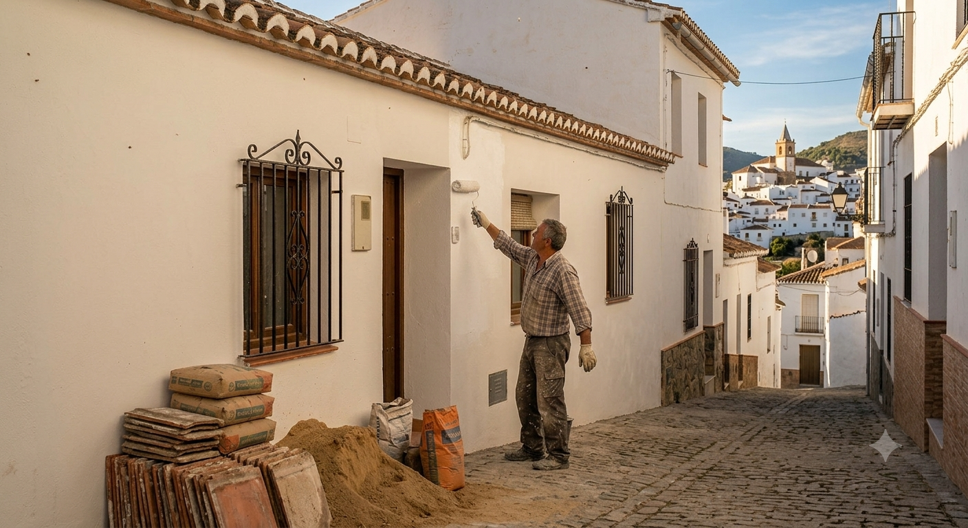 Reformar una casa en los Pueblos Blancos de Andalucía: qué puedes hacer, qué está prohibido y qué permisos necesitas