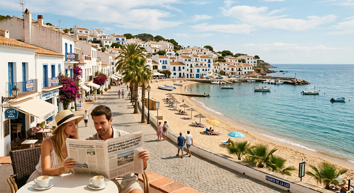 The 10 best cheap and charming coastal towns in Spain to buy a house near the sea in 2026
