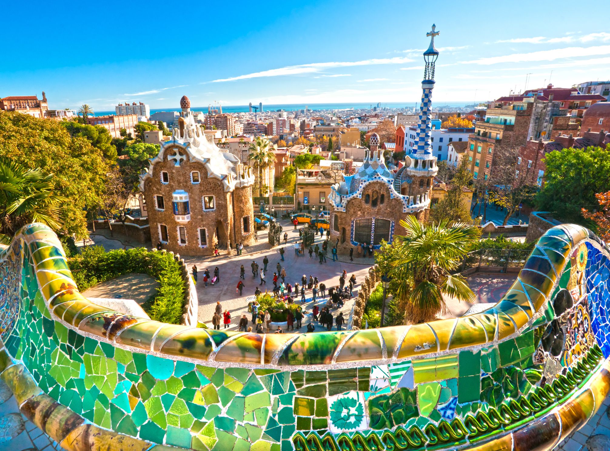 Park Güell en Barcelona