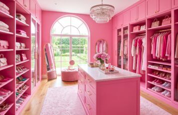 Ideas de decoración para crear un vestidor digno de Barbie